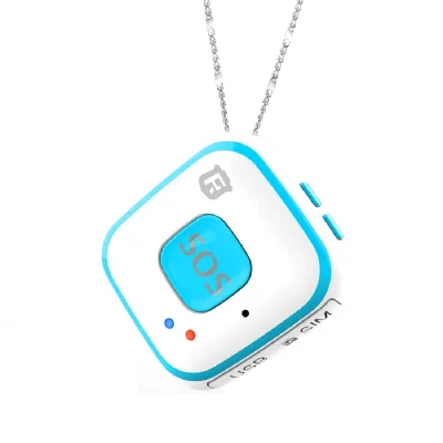 YONIS Balise gps miniature tracker de poche enfant micro espion t&eacute;l&eacute;secours sos blanc 