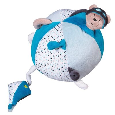 SAUTHON Balle d'activit&eacute;s en Velours Bleu