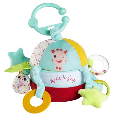 VULLI Balle en peluche Sophie la Girafe Le monde des surprises  