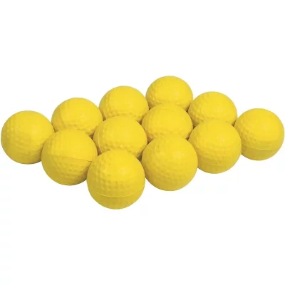 SPORDAS Balles de golf en caoutchouc d. 4cm - Set de 12