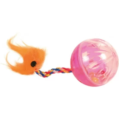 TRIXIE Balles Sonores Avec Queue, &Oslash; 4 Cm, 2 Pcs - 4165 - Mon Animalerie