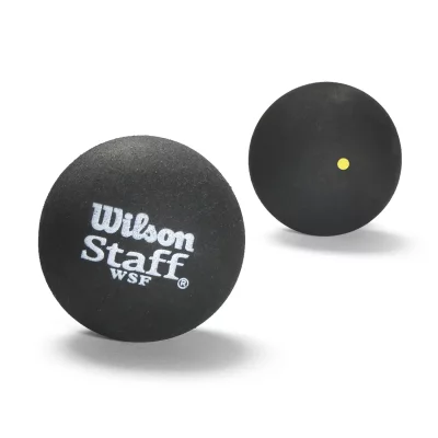 WILSON Balles squash  Staff Squash 2 Ball Dot - Taille :BOX 35x4