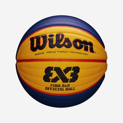 WILSON Ballon de basket Fiba 3 par 3 taille 6 -  UNI Jaune