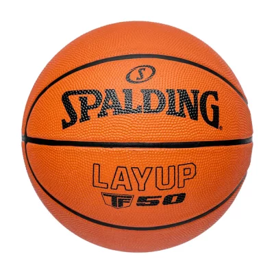 SPALDING Ballon de basket  Layup tf50 t5 basket Orange Taille : Unique
