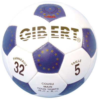 GéNéRIQUE Ballon foot cuir 32 panneaux taille 5