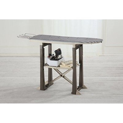 BAMA  trend table &agrave; repasser, plastique, taupe, 137x 40x 92cm