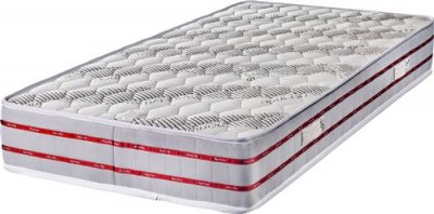 KING OF DREAMS Bamboo Matelas 70x190 Tr&eacute;s Ferme Tissu Bambou Mousse Poli Lattex Ind&eacute;formable - 24 cm - Orthop&eacute;dique