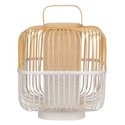 FORESTIER Bamboo Square Lampe de Table M White - 