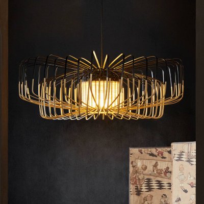 FORESTIER BAMBOO-Suspension en Bambou Up & Down &Oslash;80cm