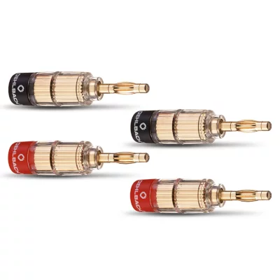 OEHLBACH Banana Solution - Connecteur pour haut-parleur - prise banane m&acirc;le - or
