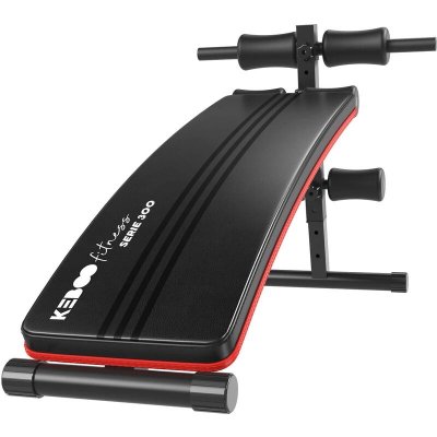 Banc de Musculation Abdo Keboo S&eacute;rie Fitness 300 et 5 Positions 145x47x70 cm