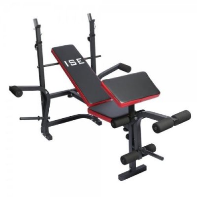 Banc de Musculation Multifonction Rio SY-5430B - R&eacute;glable Pliable Inclinable