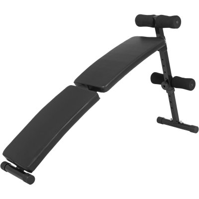 GORILLA SPORTS Banc de Musculation Pliable noir - 