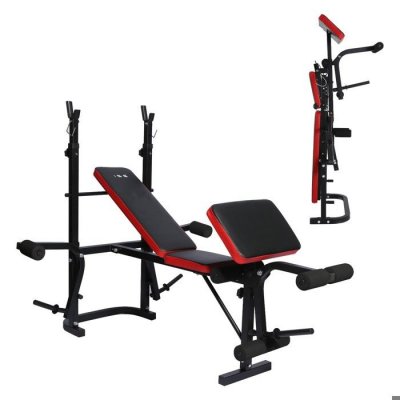 ISE Banc de Musculation Rio SY-5430B - Pliable Inclinable - Charge maximale 300 kg