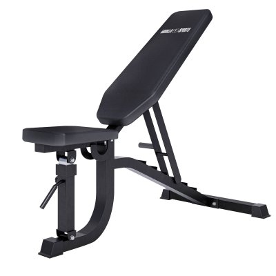 GORILLA SPORTS Banc multi positions D&eacute;velopp&eacute; couch&eacute; et inclin&eacute; 