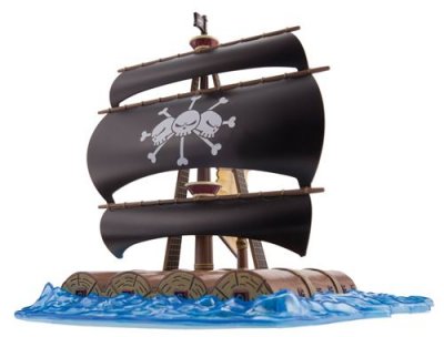 BANDAI  Marshall D. Teachs Ship Model Kit One Piece 15 Cm Marron,Noir