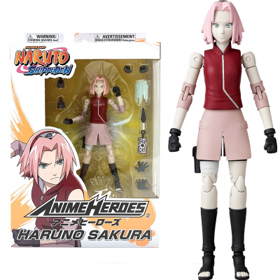BANDAI  NARUTO - Haruno Sakura - Figurine Anime Heroes 17cm- - Figurin