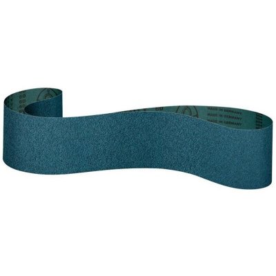 KLINGSPOR Bande abrasive, de 150 x 2000 mm, corindon au zirconium, Grain : 120