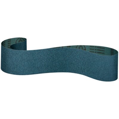 KLINGSPOR Bande abrasive, de 75 x 2000 mm, corindon au zirconium, Grain : 36