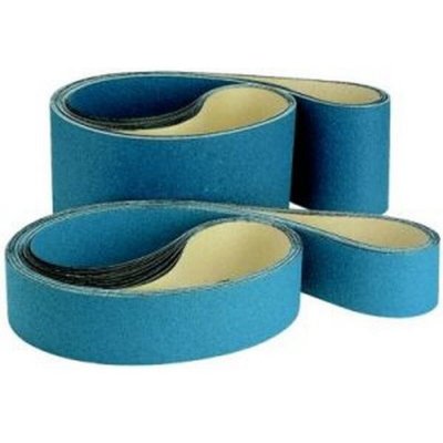 KLINGSPOR Bande abrasive, de 75 x 2000 mm, corindon au zirconium, Grain : 40