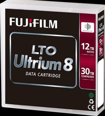 FUJIFILM Bande de stockage Nu FUJICartouche LTO Ultrium 8 BaFe- 12 TB / 30 TB