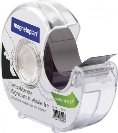 MAGNETOPLAN Bande magn&eacute;tique en distributeur 19mm x 5m