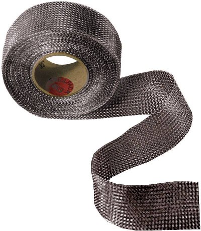 CELLPACK Bande tress&eacute;e en cuivre  126313 argent (L x l) 5 m x 25 mm