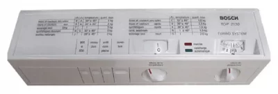 BOSCH Bandeau de commande complet pour lave linge  - 00273500 00273500