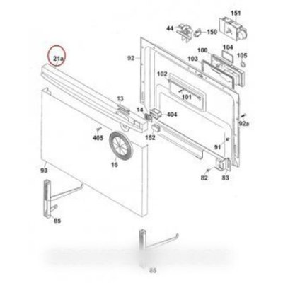 ROSIERES Bandeau Lv Tri4 Pour Lave Vaisselle 