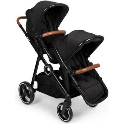 BANINNI  poussette jumelle luiz noir BNST034-BK