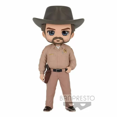 BANPRESTO  Stranger Things figurine Q Posket Hopper 15 cm- - Figurine
