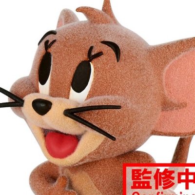 BANPRESTO  Tom And Jerry Jerry Fluffy Puffy 9 Cm Multicolore
