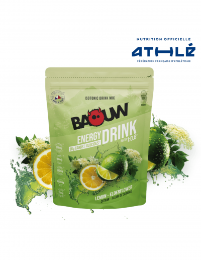 BAOUW  - Citron - Fleur de Sureau - Boisson &eacute;nerg&eacute;tique - Taille unique
