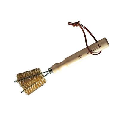 BARBECOOK  Brosse barbecue double, Acier Inox/Bouleau FSC, 23 cm