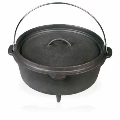 BARBECOOK  Cocotte 9 L Acier Noir, 32 cm