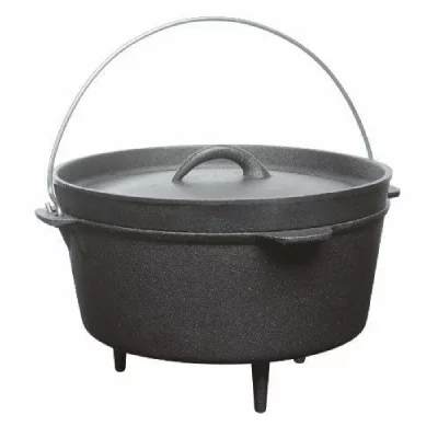 BARBECOOK  Cocotte Acier 3L Noire, 25 cm