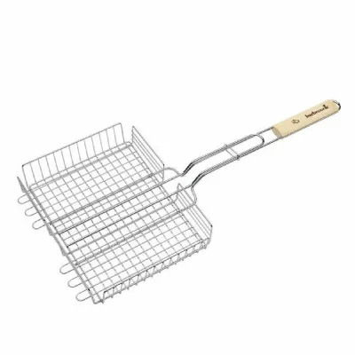 BARBECOOK  Grille double r&eacute;glable - 31,5x25x5 cm