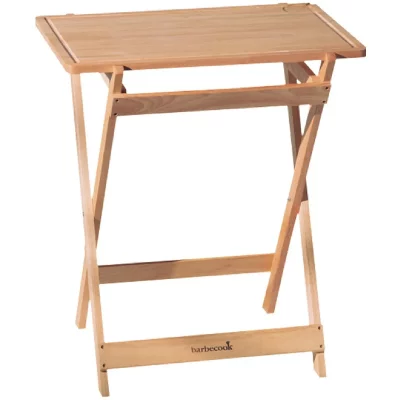 BARBECOOK  table &agrave; d&eacute;couper en bambou, accessoire barbecue, 70x43x81cm