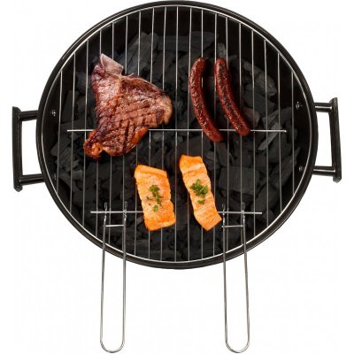 LIVOO Barbecue &agrave; charbon 41cm rouge/noir -  - doc172r