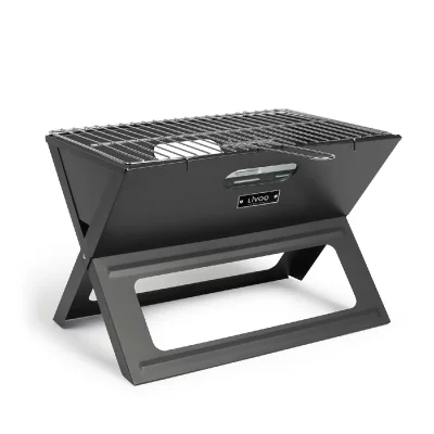 LIVOO Barbecue &agrave; charbon pliable 44.5x28.5cm -  - DOC268