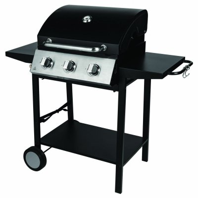 SOMAGIC Barbecue &agrave; gaz 3 br&ucirc;leurs 115,5x58,5x106,5 cm - salsiccia