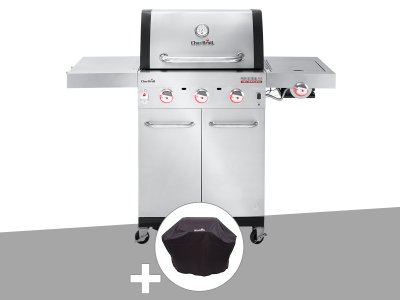 GENERIQUE Barbecue &agrave; gaz Char-Broil Professional Pro S 3 + Housse de protection