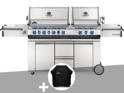 NAPOLEON Barbecue &agrave; gaz  Prestige Pro 825 + Housse de protection