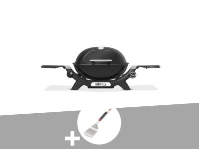 WEBER Barbecue &agrave; gaz Q 1200N noir + Spatule - 