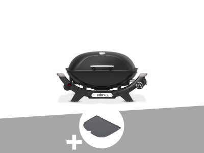 WEBER Barbecue &agrave; gaz q 2100n noir + plancha (1&nbsp;2) - 