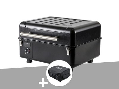 TRAEGER Barbecue &agrave; pellets portable Ranger + housse de protection - 