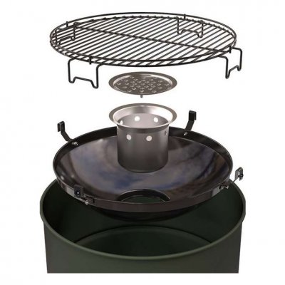 BARBECOOK Barbecue au charbon de bois  Edson army, vert