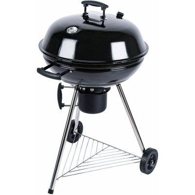 SWEEEK Barbecue charbon de bois &acirc;Œ€57cm georges noir r&eacute;cup&eacute;rateur de cendres