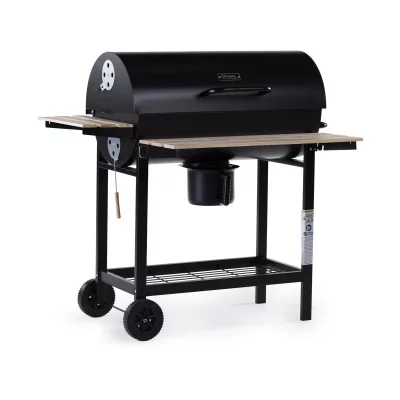 HABITAT ET JARDIN barbecue charbon de bois king - 95 x 63 x 105 cm - noir 
