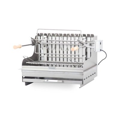 LE MARQUIER Barbecue charbon de bois Mendy inox encastrable  